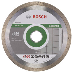 Bosch Standard Seri Seramik İçin Elmas Kesme Diski 150 mm - 1