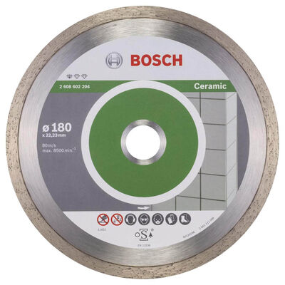 Bosch Standard Seri Seramik İçin Elmas Kesme Diski 180 mm - 1