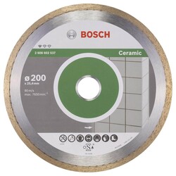 Bosch Standard Seri Seramik İçin Elmas Kesme Diski 200 mm - 1