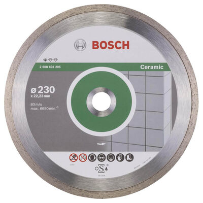 Bosch Standard Seri Seramik İçin Elmas Kesme Diski 230 mm - 1