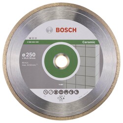 Bosch Standard Seri Seramik İçin Elmas Kesme Diski 250 mm - 1