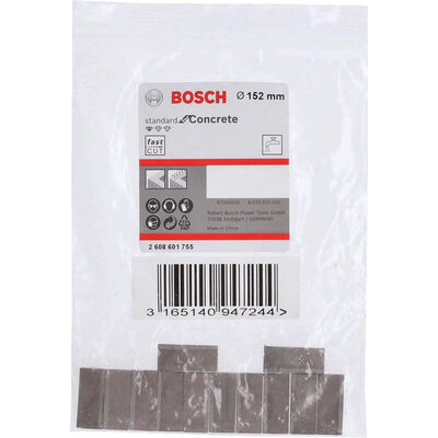 Bosch Standard Seri Sulu Elmas Karot Ucu Segmanı 152mm 1 1/4 12li - 2