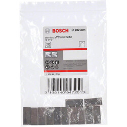 Bosch Standard Seri Sulu Elmas Karot Ucu Segmanı 202mm 1 1/4 12li - 2