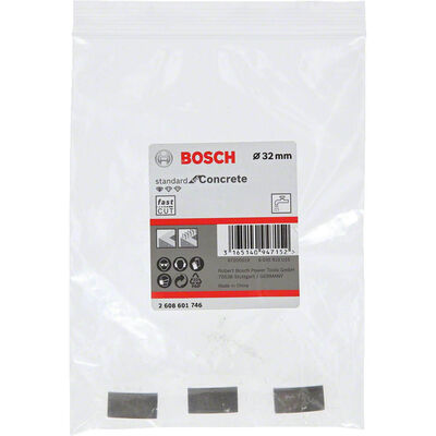 Bosch Standard Seri Sulu Elmas Karot Ucu Segmanı 32mm G1/2 3lü - 2
