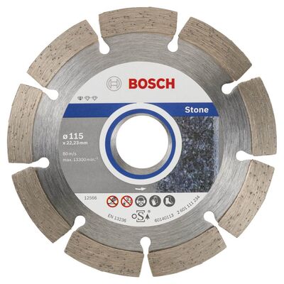 Bosch Standard Seri Taş İçin, 9+1 Elmas Kesme Diski Set 115 mm - 1
