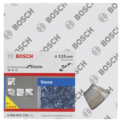 Bosch Standard Seri Taş İçin, 9+1 Elmas Kesme Diski Set 115 mm - 2