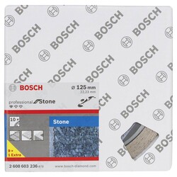 Bosch Standard Seri Taş İçin, 9+1 Elmas Kesme Diski Set 125mm - 2