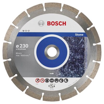 Bosch Standard Seri Taş İçin, 9+1 Elmas Kesme Diski Set 230mm - 1