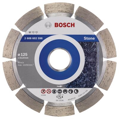 Bosch Standard Seri Taş İçin Elmas Kesme Diski 125 mm - 1