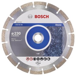 Bosch Standard Seri Taş İçin Elmas Kesme Diski 230 mm - 1
