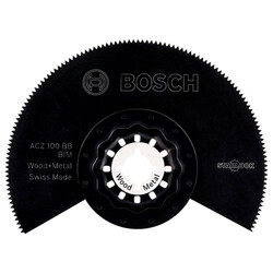 Bosch Starlock - ACZ 100 BB - BIM Ahşap ve Metal İçin Segman Testere Bıçağı, Bombeli 1li - 1