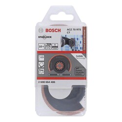 Bosch Starlock - ACZ 70 RT5 - Karpit RIFF Zımpara Uçlu Dar Kesim Segman Testere Bıçağı 50 Kum Kalınlığı 10lu - 2