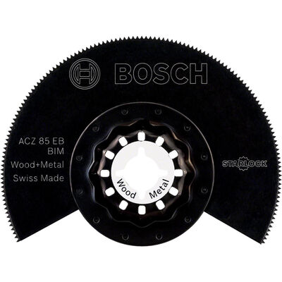 Bosch Starlock - ACZ 85 EB - BIM Ahşap ve Metal İçin Segman Testere Bıçağı, Bombeli 10lu - 1