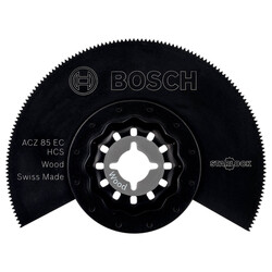 Bosch Starlock - ACZ 85 EC - HCS Ahşap İçin Segman Testere Bıçağı, Bombeli 1li - 1