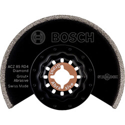 Bosch Starlock - ACZ 85 RD4 - Diamant RIFF Zımpara Uçlu Segman Testere Bıçağı 40 Kum Kalınlığı 10lu - 1