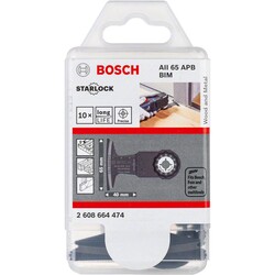 Bosch Starlock - AII 65 APB - BIM Ahşap ve Metal İçin Daldırmalı Testere Bıçağı 10lu - 2
