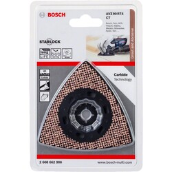 Bosch Starlock - AVZ 90 RT4 - Karpit RIFF Zımpara Tabanı 40 Kum Kalınlığı 1li - 2