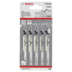 Bosch Temiz Kesim Serisi Ahşap İçin T 101 B Dekupaj Testeresi Bıçağı - 5Li Paket - 2