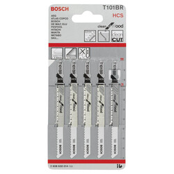 Bosch Temiz Kesim Serisi Ahşap İçin T 101 BR Dekupaj Testeresi Bıçağı - 5Li Paket - 2
