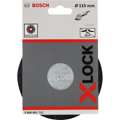 Bosch X-LOCK - 115 mm Fiber Disk Orta Sertlikte Taban - 2