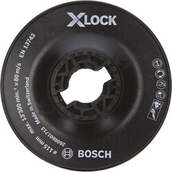 Bosch X-LOCK - 115 mm Fiber Disk Sert Taban - 1