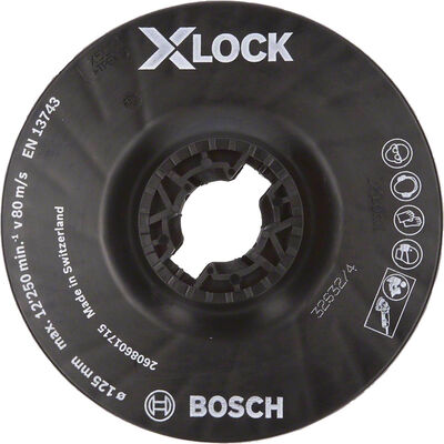 Bosch X-LOCK - 125 mm Fiber Disk Orta Sertlikte Taban - 1