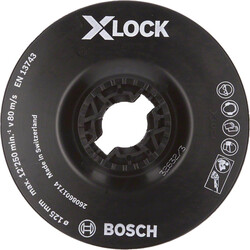 Bosch X-LOCK - 125 mm Fiber Disk Yumuşak Taban - 1