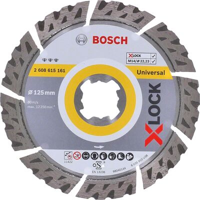 Bosch X-LOCK - Best Serisi Genel Yapı Malzemeleri ve Metal İçin Elmas Kesme Diski 125 mm - 1