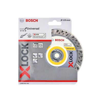 Bosch X-LOCK - Best Serisi Genel Yapı Malzemeleri ve Metal İçin Elmas Kesme Diski 125 mm - 2
