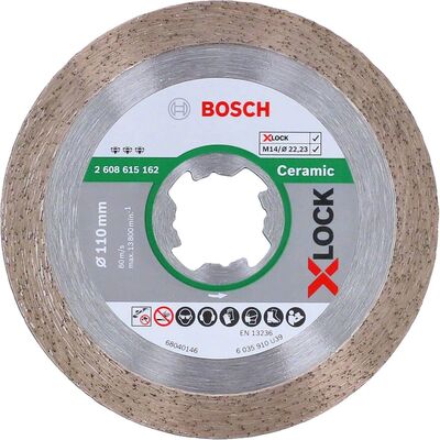 Bosch X-LOCK - Best Serisi Seramik İçin, Elmas Kesme Diski 110 mm - 1