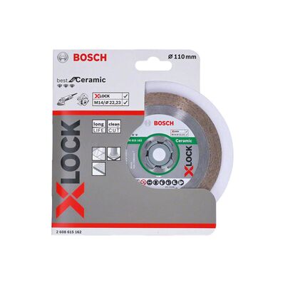 Bosch X-LOCK - Best Serisi Seramik İçin, Elmas Kesme Diski 110 mm - 2