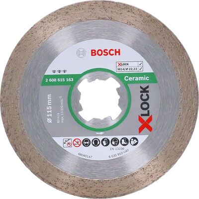 Bosch X-LOCK - Best Serisi Seramik İçin, Elmas Kesme Diski 115 mm - 1