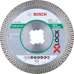 Bosch X-LOCK - Best Serisi Sert Seramikler İçin Elmas Kesme Diski 125 mm - 1