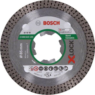 Bosch X-LOCK - Best Serisi Sert Seramikler İçin Elmas Kesme Diski 85 mm - 1
