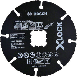 Bosch X-LOCK - Carbide Multi Wheel 115 mm 10lu - 3