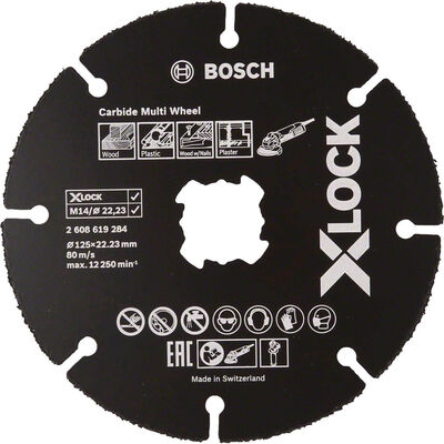 Bosch X-LOCK - Carbide Multi Wheel 125 mm 10lu - 3