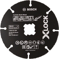 Bosch X-LOCK - Carbide Multi Wheel 125 mm - 1