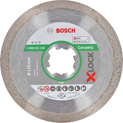 Bosch X-LOCK - Standard Seri Seramik İçin Elmas Kesme Diski 110 mm - 1