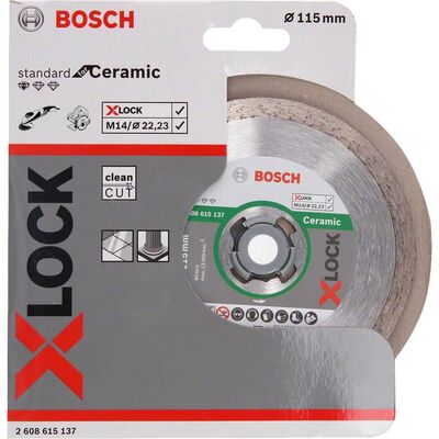 Bosch X-LOCK - Standard Seri Seramik İçin Elmas Kesme Diski 115 mm - 2