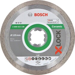 Bosch X-LOCK - Standard Seri Seramik İçin Elmas Kesme Diski 125 mm - 1