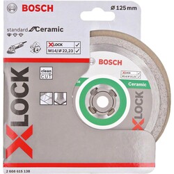 Bosch X-LOCK - Standard Seri Seramik İçin Elmas Kesme Diski 125 mm - 2