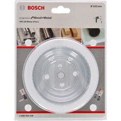 Bosch Yeni Progressor Serisi Ahşap ve Metal için Delik Açma Testeresi (Panç) 102 mm - 2