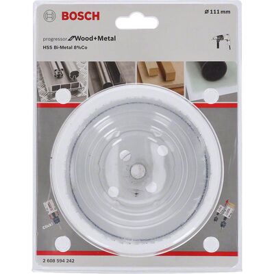 Bosch Yeni Progressor Serisi Ahşap ve Metal için Delik Açma Testeresi (Panç) 111 mm - 2