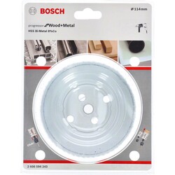 Bosch Yeni Progressor Serisi Ahşap ve Metal için Delik Açma Testeresi (Panç) 114 mm - 2