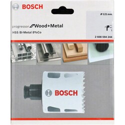 Bosch Yeni Progressor Serisi Ahşap ve Metal için Delik Açma Testeresi (Panç) 121 mm - 2