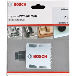 Bosch Yeni Progressor Serisi Ahşap ve Metal için Delik Açma Testeresi (Panç) 133 mm - 2
