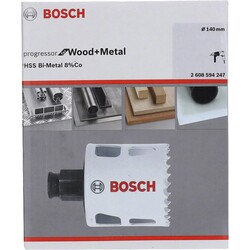 Bosch Yeni Progressor Serisi Ahşap ve Metal için Delik Açma Testeresi (Panç) 140 mm - 2