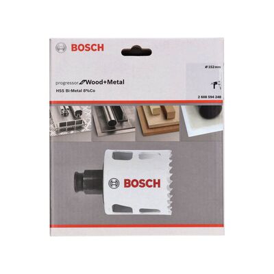 Bosch Yeni Progressor Serisi Ahşap ve Metal için Delik Açma Testeresi (Panç) 152 mm - 2