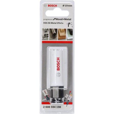 Bosch Yeni Progressor Serisi Ahşap ve Metal için Delik Açma Testeresi (Panç) 19 mm - 2