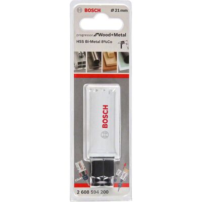 Bosch Yeni Progressor Serisi Ahşap ve Metal için Delik Açma Testeresi (Panç) 21 mm - 2